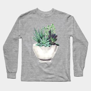 Succulents Long Sleeve T-Shirt